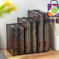 BAIHEE Certificate Storage Box, Plastic Dustproof A4 File Box,  Transparent Multifunctional A4 Data 