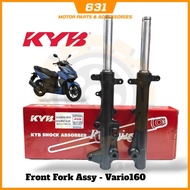 ORIGINAL KYB VARIO160 VARIO 160 FRONT FORK SET FRONT FORK SET ORI KAYABA VARIO160 BLACK DA3016/3017