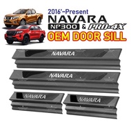 Nissan Navara Np300 Pro4x Door Side Sill Step Plates navara np300 navara pro 4x door step plates 4x4
