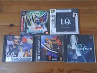 PS1 PLAYSTATION 1 game 數碼暴龍, TEKKEN 2, 鬥神傳, Parasite Eve II