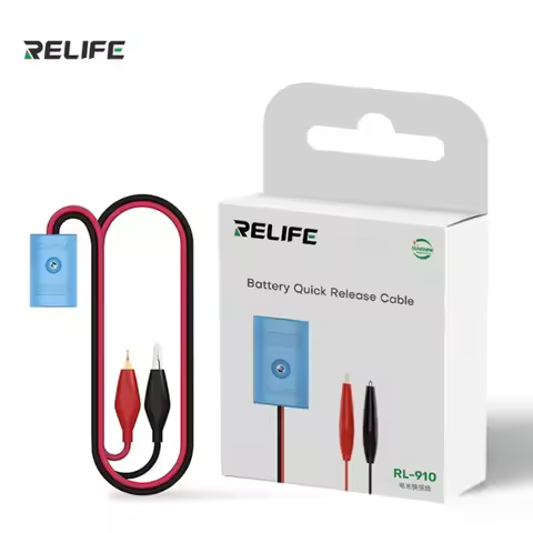 RELIFE RL-910 Battery Glue Removal Tool 27V Interface Clip for IP16 Built-in Smart Chip TYPE-C Batte