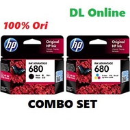 HP 680 Black / Color / Combo Pack / Twin Ink Cartridge BOX PACK 1115 2135 3635 2676 3636 3775 Printer (100% ORIGINAL)