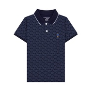Giordano Juniors Pique All-over Printed Polo (Classic Club) 03014234001 เสื้อโปโลเด็ก