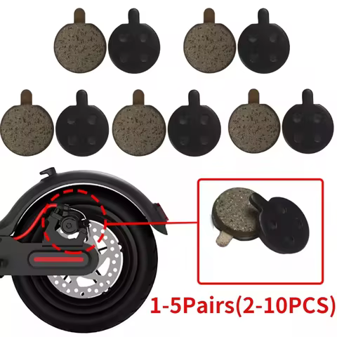 1-5 Pairs Electric Scooter Disc Brake Pads for Xiaomi M365 Pro Kick Scooter Replacement Parts Fricti