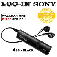 Sony B183F Series Walkman MP3 4GB (BLACK)