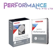 TOSHIBA X300  PERFORMANCE DESKTOP INTERNAL HDD 4TB / 8TB 7200 rpm (2 YEARS WARRANTY)