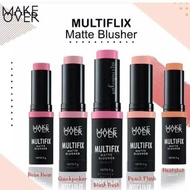MAKE OVER MULTIFIX MATTE BLUSHER Blusher Stick Liquid Blusher