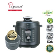 La gourmet Healthy Pressure Cooker 6L Ceramic Pot