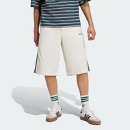 adidas - 成人 男子 80 年代風格三間扣鈕鬆身及膝褲（11 吋）