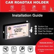 Roadtax Holder Car /  Pemegang Road Tax Kereta/ Roadtax Sticker Kereta Logo / Rotex Kereta Cover Cas