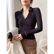 BG Lomon LONG SLEEVE RIBBED NECK DRESS