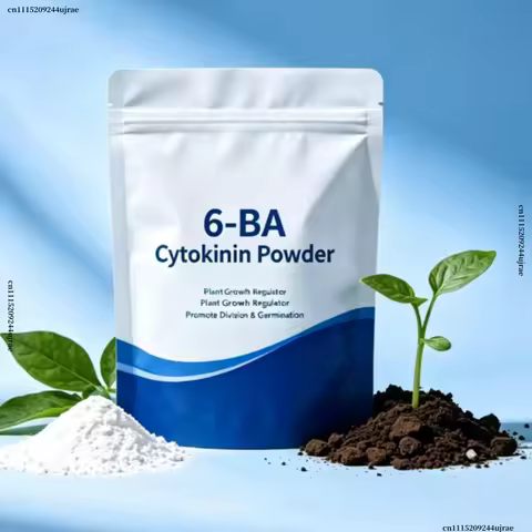 6-BA Powder 6-Benzylaminopurine Cytokinin Plant Growth Regulator Promote Germination Cell Division G
