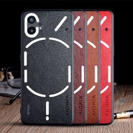 Case for Nothing Phone 1 2 funda luxury vintage pu leather skin cover for nothing phone 2 case coque