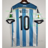 2014 Argentina Home and Away Retro Soccer Jersey Football Vintage Sports Jersey