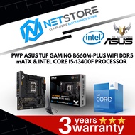 PWP ASUS TUF GAMING B660M-PLUS WIFI DDR5 mATX & INTEL CORE I5-13400F PROCESSOR