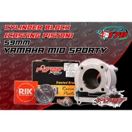 MTRT mio sporty chromebore block casting piston (59MM)