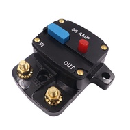 50A/60A/80A/150A/200A/250A/300A Fuse Holder Inverter Circuit Breaker Car Audio Solar Energy Inline C
