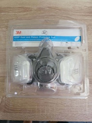 3M หน้ากากกันสารเคมี 3M ชนิดไส้กรองคู่ วัสดุยางสังเคราะห์ รุ่น3M-620P ของแท้ สินค้าพร้อมส่ง