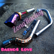 Vixion daeng4 LOVE funnel exhaust for Vixion/fu/mx135/mxking