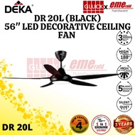 Deka Ceiling Fan (56 Inch) DR20L with Ultra Bright LED Light + 4 Speed RF Remote Control