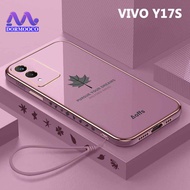 Case VIVO Y17s Soft Phone Case New Design Maple Leaf Back Cover For VIVO V2310 Y17S