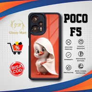 Latest P0C0 F5 Case - P0C0 F5 - Cute Duck Motif - Premium Glossy Softcase Hardcase Material - P0C0 G