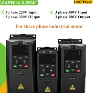 Three Phase 220V VFD Inverter AC Drive 1HP/2HP/3HP 3-phase 380V Industrial Motor Speed Controller