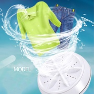 24W Mini Washing Machine Rotating Ultrasonic Turbines Washer USB 3 in 1 Portable Charging Laundry Clothes Cleaner for Travel