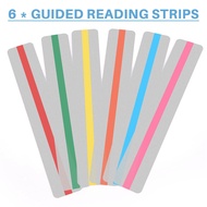 25 Pieces Dyslexia Reading Strips Reading Guide Strips for Kids Animal Bookmarks Finger Reading Trac