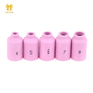[Chuffed-t] 42mm 54N14 54N15 54N16 54N17 54N18 Alumina Ceramic Nozzles For TIG WP17 18 26 Welding To