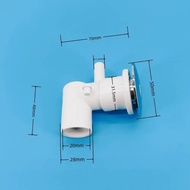 20mm Inner Water Hole Water Jet Nozzle 50mm Chrome Cover 11.5mm Air Jet Bubble Nozzle PVC Base Batht