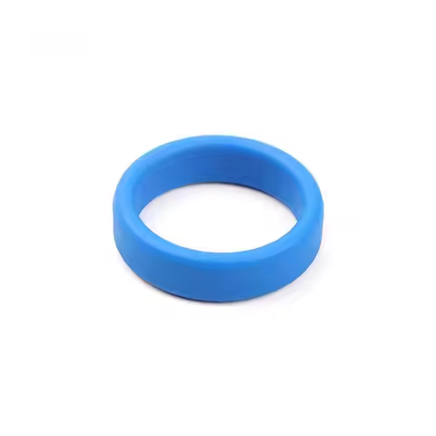 2Pcs Durable Thick Flat Rubber Ring Diameter 35 mm Silicone Luggage Wheel Ring Stretchable Elastic W