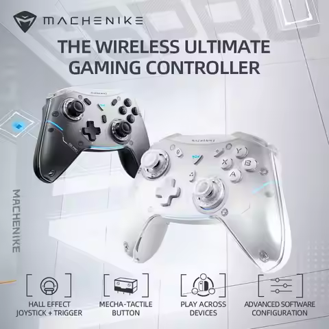 Gamepad Wireless Gaming Controller Machenike G5 Pro Elite Hall Trigger Joystick Mecha-Tactile Button