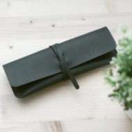 綁帶筆袋 / 眼鏡盒 / 收納包 -- 森林綠