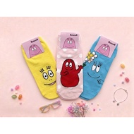 Korean Cotton/Fuzzy Socks Barbapapa Barbabravo Barbazoo Barbabright Crew Socks