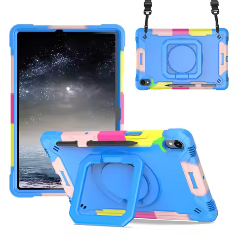 360 Rotating Kickstand Armor Tablet Case For Samsung Galaxy Tab S11 11 inch SM-X730 SM-X736B SM-X736