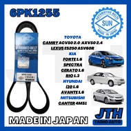 TAIHOAUTO SUN Fan Belt 6PK1255 Toyota Camry / Lexus / Kia Forte / Spectra / Cerato / Rio / Hyundai i