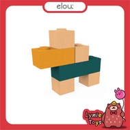Elou Wooden Toys 6 Blocks Block 6