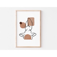 Tranh treo tường | Line art-Fine line female art print Fashion print 28 tranh canvas giá rẻ