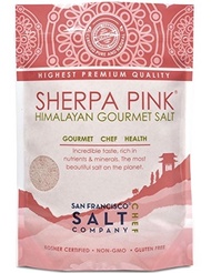 Sherpa Pink Gourmet Himalayan Salt 5lbs Extra-Fine Grain. Incredible Taste. Rich in Nutrients...