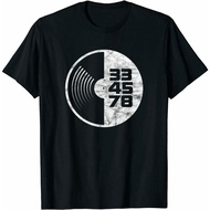 Turntable 33 45 78 Rpm Records Collector Tshirt
