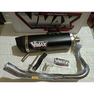 VMAX RACING  POWER PIPE HIGH PERFORMANCE FOR CLICK 125/150 GAME CHANGER