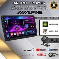 [6GB RAM+128GB ROM] ALPINE STYLE 2026 Newest CarPlay/Android Auto Android Player 7"9"10 Car Multimed