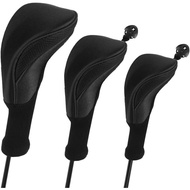 Number-one Golf Club Head Covers for Fairway Woods Driver Hybrids, 3Pcs Long Neck Mesh Golf Club Hea