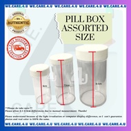EMPTY PIL BOX / PIL CONTAINER 4 Oz / 2 Oz / 1 Oz / 1/2 Oz [1Pcs]