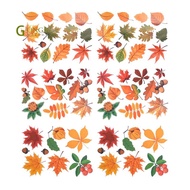 Window Decals Fall Clings Thanksgiving Fall Window Stickers for Glass Window Seasonal Autumn Decorat