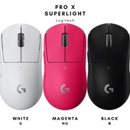 免運/自取【Logitech Pro X Superlight】無線遊戲滑鼠 超輕量無線遊戲滑鼠 電競滑鼠 黑 白 羅技Logitech G PRO X Superlight Best Wireless Gaming Mouse 2022 - White  Black Mac &amp; PC 香港行貨 Authorized Goods