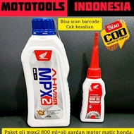 oli mpx2 matic original ahm paket oli gear