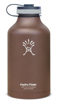 Hydro Flask Insulated Stainless Steel Beer Growler/Water Bottle, 64-Ounce, Copper Brown