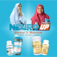 NEURO UP ORIGNINAL (BIRU / GOLD) GANIUS IQ BOOSTER POWSER PROMAXX CERGASKAN MINDA KANAK ATASI MASALA